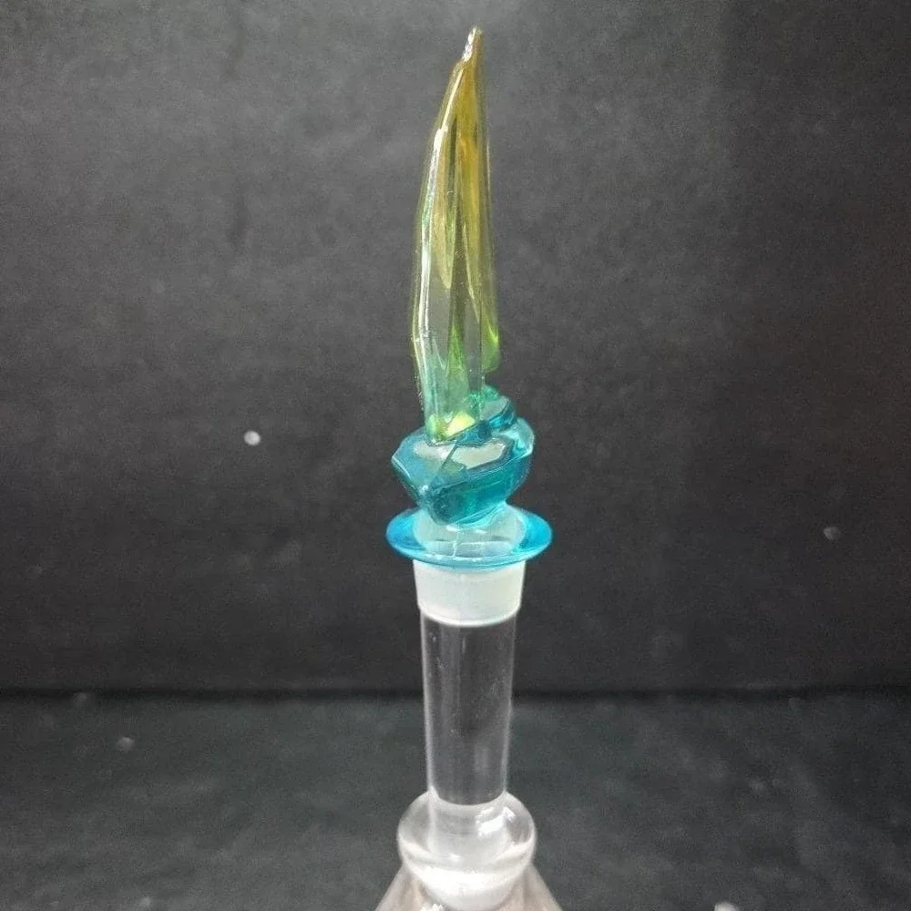 Mikasa Blue Regatta Ship Bottle Stopper, Lead Crystal Boat Replacement Topper‎